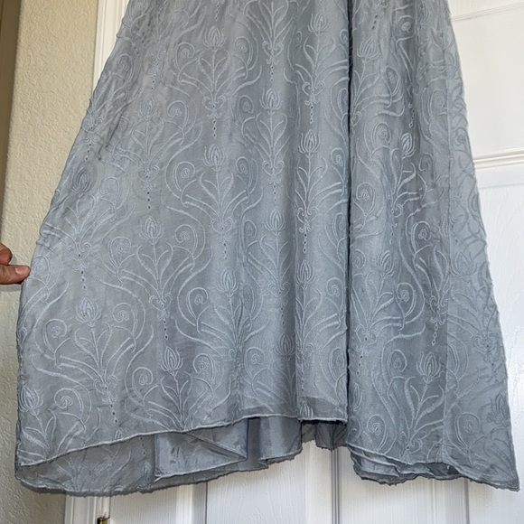 JOHNNY WAS 4 LOVE and LIBERTY LA Boheme Floral Embroidered Keyhole Maxi Dress S - Picture 4 of 16